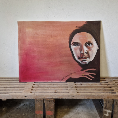 Young Karen B. | Original Painting | Simone Freiheit