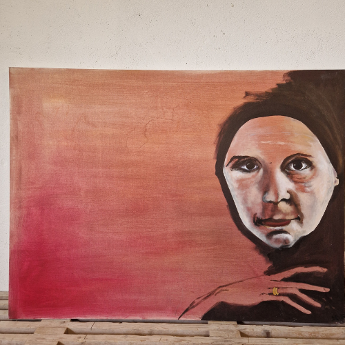 Young Karen B. | Original Painting | Simone Freiheit